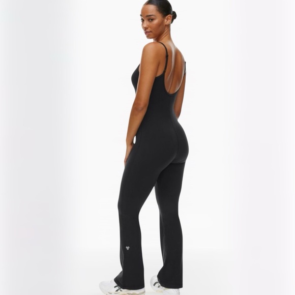 Aritzia Pants - Aritzia TNAction Flare Black Super Soft Sporty Jumpsuit size medium